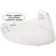 HJC plexi HJ-44 Pinlock mirror silver