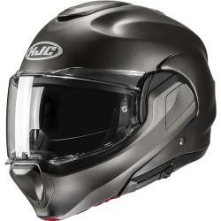 HJC přilba F100 Solid semi flat titanium