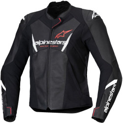 Bunda STELLA FASTER 3, ALPINESTARS (černá/bílá/červená fluo) 2026