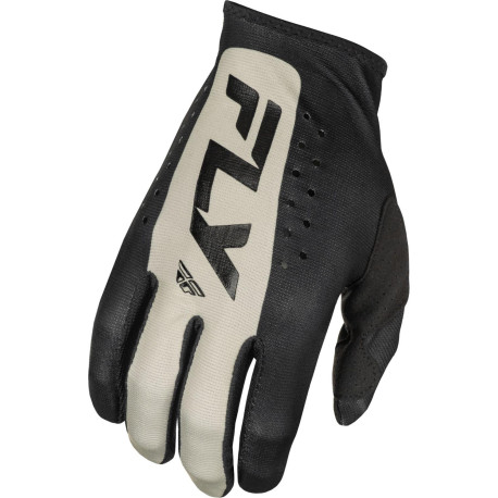Rukavice LITE, FLY RACING - USA 2025 (černá/šedá)