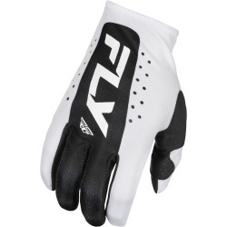 Rukavice LITE, FLY RACING - USA 2025 (bílá/černá)