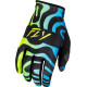Rukavice LITE, FLY RACING - USA 2025 (černá/modrá/hi-vis)