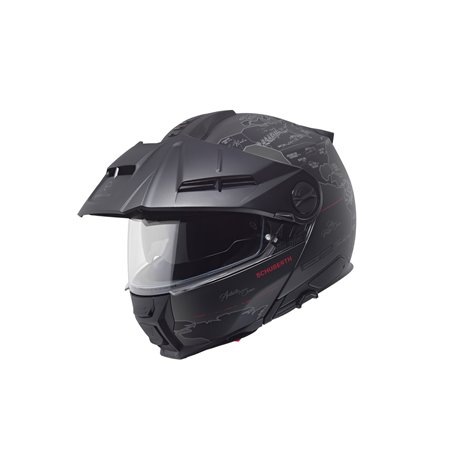 Moto přilba Schuberth E2 Atlas matt black / red