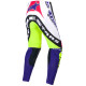 Kalhoty SUPERTECH limitovaná edice DIRT STUDIOS, ALPINESTARS (bílá/fialová/růžová/žlutá fluo) 2025