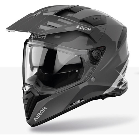 Přilba BANDIT Color, AIROH (tmavě šedá lesklá) 2025