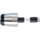 Závaží řídítek BAR END s redukcí pro vnitřní průměr 13 a 18 mm (vnější 22 a 28,6 mm), OXFORD (stříbrné/černé, pár)