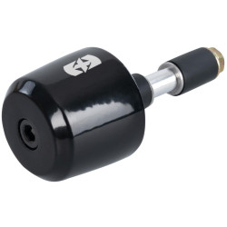 Závaží řídítek BAR END s redukcí pro vnitřní průměr 13 a 18 mm (vnější 22 a 28,6 mm), OXFORD (černé, pár)