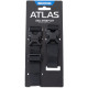 Zavazadlové popruhy Atlas advanced tail straps kit, OXFORD (černá)