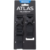 Zavazadlové popruhy Atlas advanced tail straps kit, OXFORD (černá)