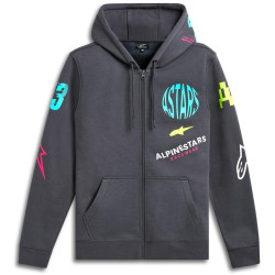 Mikina VARIGATE HOODIE, ALPINESTARS (tmavě šedá)