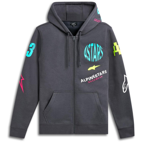 Mikina VARIGATE HOODIE, ALPINESTARS (tmavě šedá)
