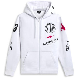 Mikina VARIGATE HOODIE, ALPINESTARS (bílá)