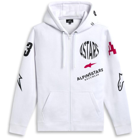 Mikina VARIGATE HOODIE, ALPINESTARS (bílá)