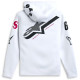 Mikina VARIGATE HOODIE, ALPINESTARS (bílá)