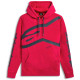Mikina UNBOUND HOODIE, ALPINESTARS (červená)