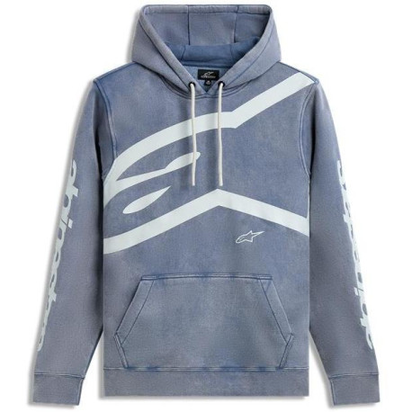 Mikina UNBOUND HOODIE, ALPINESTARS (břidlicová modrá)