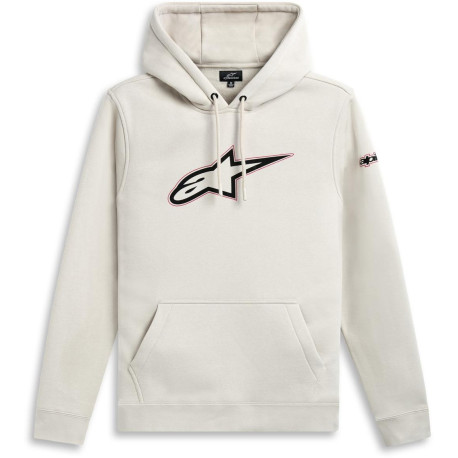 Mikina INSIGNIA HOODIE, ALPINESTARS (světlá off white)