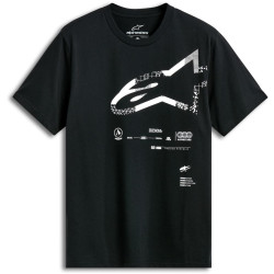 Triko GEOGRAFICA CSF, ALPINESTARS (černá)