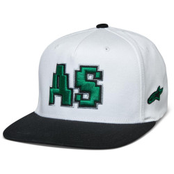 Kšiltovka FRANCHISE, ALPINESTARS (bílá/černá)