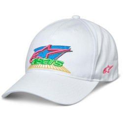 Kšiltovka VIVID, ALPINESTARS (bílá/multikolor)