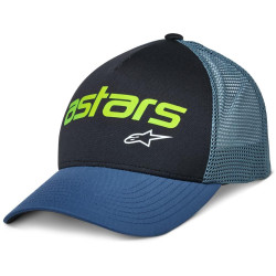 Kšiltovka VITAL TRUCKER, ALPINESTARS (černá/modrá/zelená)