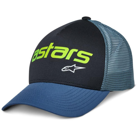Kšiltovka VITAL TRUCKER, ALPINESTARS (černá/modrá/zelená)