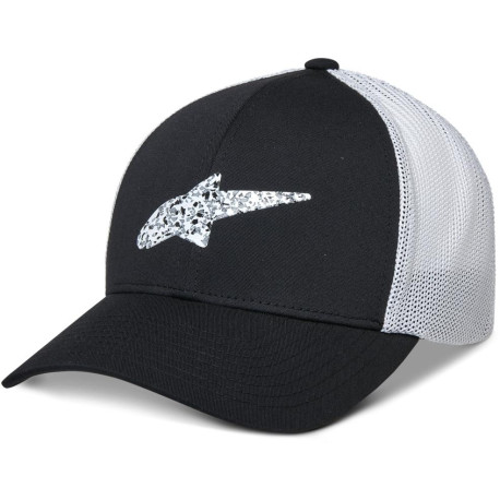 Kšiltovka TEROLITHIC TRUCKER, ALPINESTARS (černá/bílá)