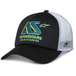 Kšiltovka AYESS TRUCKER, ALPINESTARS (černá/bílá)