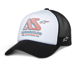 Kšiltovka AYESS TRUCKER, ALPINESTARS (bílá/černá)