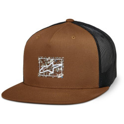 Kšiltovka MACKINIC TRUCKER, ALPINESTARS (hnědá/černá)