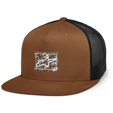 Kšiltovka MACKINIC TRUCKER, ALPINESTARS (hnědá/černá)