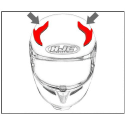 HJC ventilace RPHA 11 Horní Deroka MC1SF