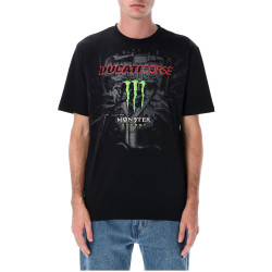 Triko DUCATI CORSE - MONSTER ENERGY (černá, šedá)