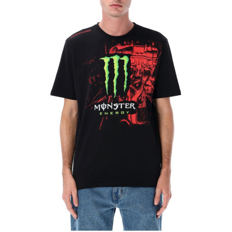 Triko DUCATI CORSE - MONSTER ENERGY (černá, červená)