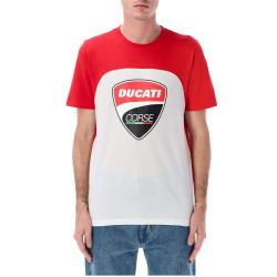 Triko DUCATI CORSE (bílá, červená)