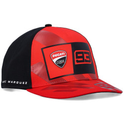 Kšiltovka Marc Marquez - DUCATI Corse (červená,černá)