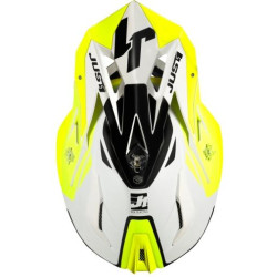 Kšilt JUST1 J18 PULSAR neonově žluto/bílo/černý