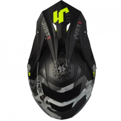 Kšilt JUST1 J39 KINETIC camo/fluo žluto/černý