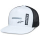 Kšiltovka ALTER TRUCKER, ALPINESTARS (bílá/černá)
