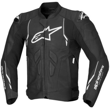 Bunda DUSK, ALPINESTARS (černá/bílá) 2025