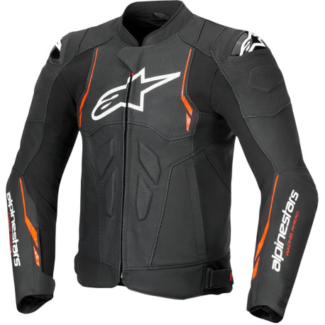 Bunda DUSK AIRFLOW, ALPINESTARS (černá/červená fluo) 2025