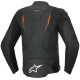 Bunda DUSK AIRFLOW, ALPINESTARS (černá/červená fluo) 2025