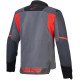 Bunda ST-2 AIR, ALPINESTARS (šedá/tmavě šedá/červená) 2025
