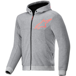 Bunda CHROME V2 SPORT, ALPINESTARS (šedá/červená fluo) 2026