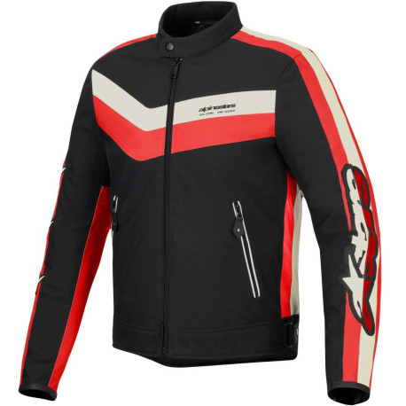Bunda T-DYNO WATER RESISTANT, ALPINESTARS (černá/červená/béžová) 2025
