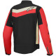 Bunda T-DYNO WATER RESISTANT, ALPINESTARS (černá/červená/béžová) 2025