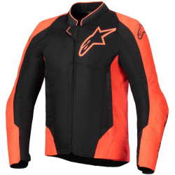 Bunda VIPER AIR V4, ALPINESTARS (červená fluo/černá) 2025