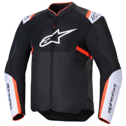 Bunda T-SPS AIR V2, ALPINESTARS (černá/bílá/červená fluo) 2026