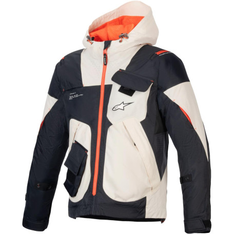 Bunda MOGRESS AIR, ALPINESTARS (černá/mandlová/oranžová) 2025