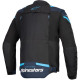 Bunda T-STUNT AIR, ALPINESTARS (černá/modrá/světle modrá) 2025